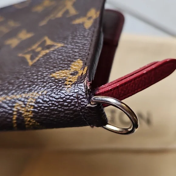 Louis Vuitton Monogram Insolite Wallet Wristlet W/Box + Dustbag - Picture 3 of 15